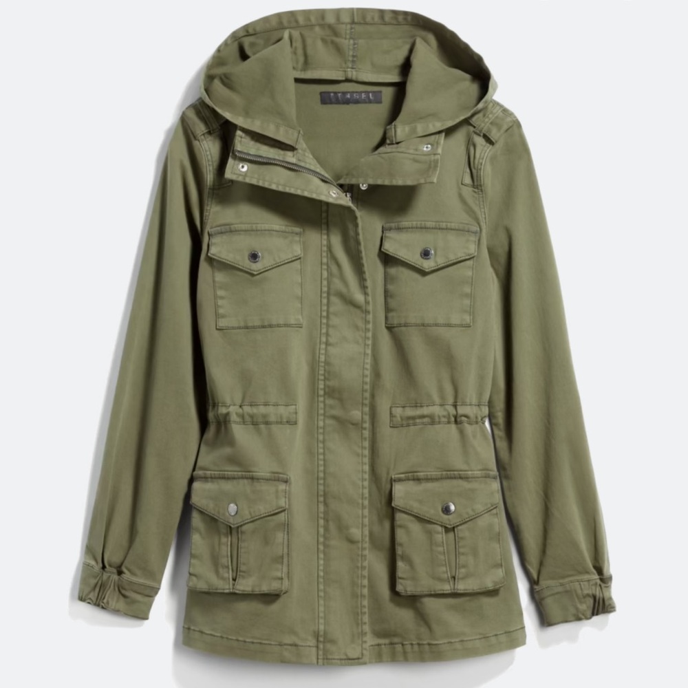 Tinsel Sage Green Utility Jacket